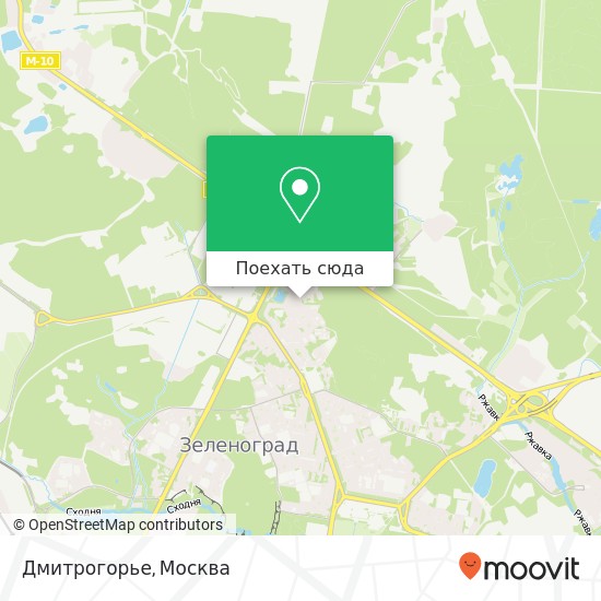 Карта Дмитрогорье
