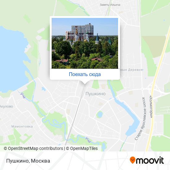 Карта пушкино московской области