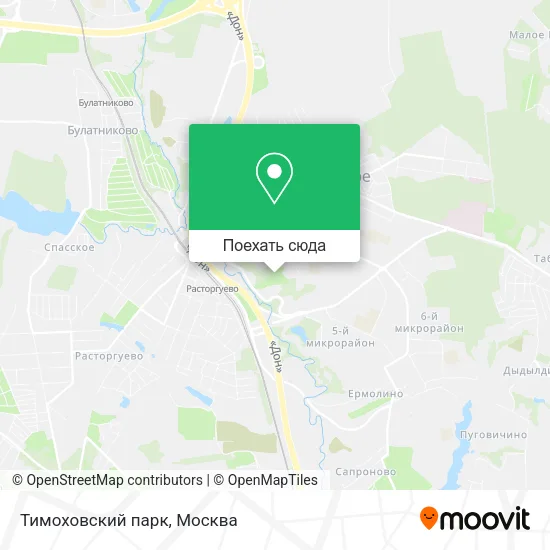 Карта Тимоховский парк
