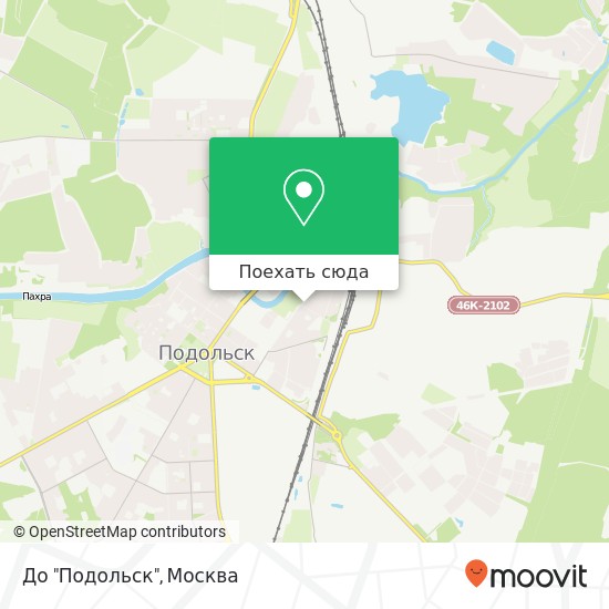 Карта До "Подольск"