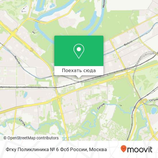 Карта Фгку Поликлиника № 6 Фсб России