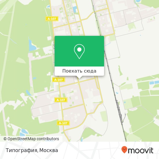 Карта Типография