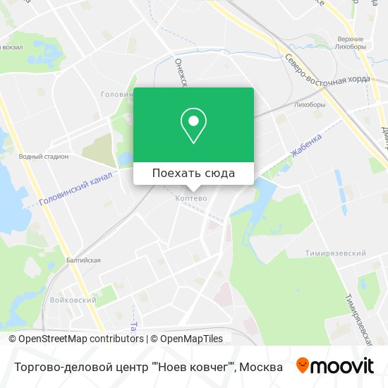 Карта Торгово-деловой центр ""Ноев ковчег""