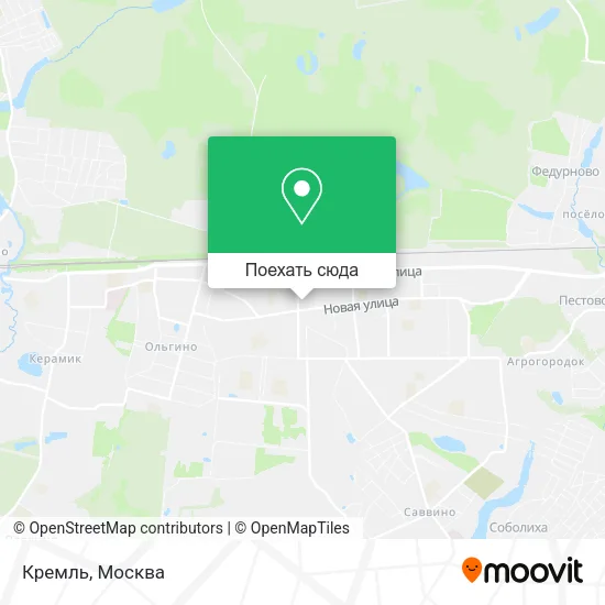 Карта Кремль