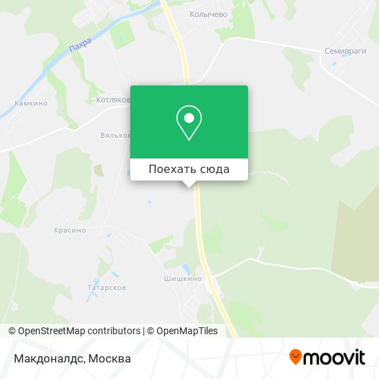 Карта Макдоналдс