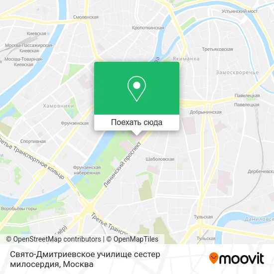 Карта Свято-Дмитриевское училище сестер милосердия