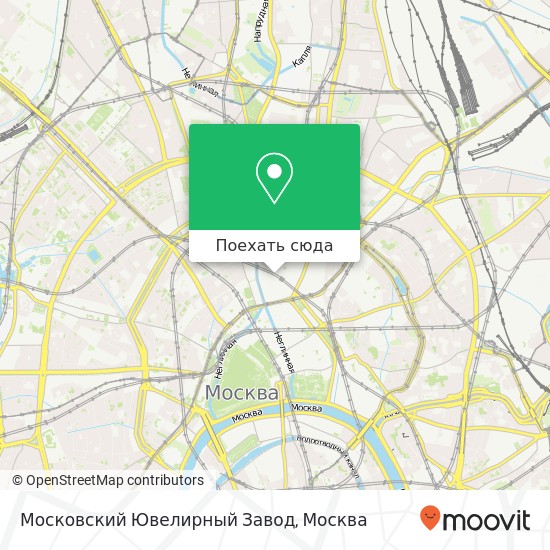 Карта Московский Ювелирный Завод