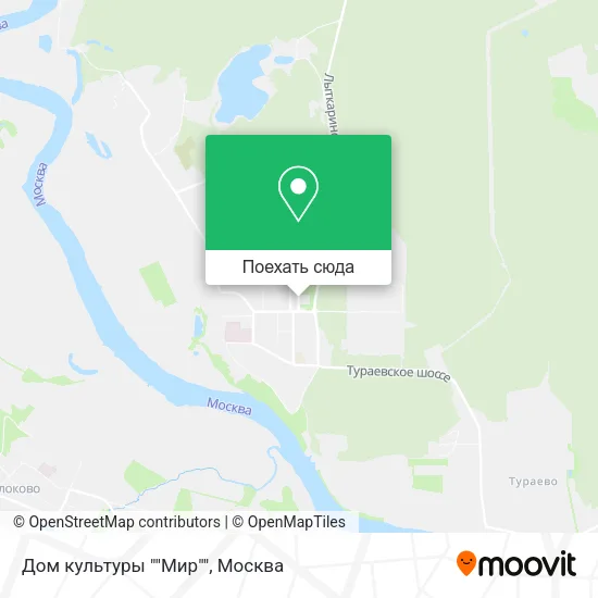Карта Дом культуры ""Мир""