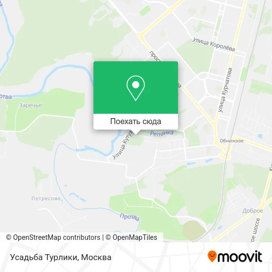 Карта Усадьба Турлики