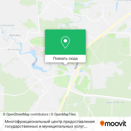 Карта Многофункциональный центр предоставления государственных и муниципальных услуг
