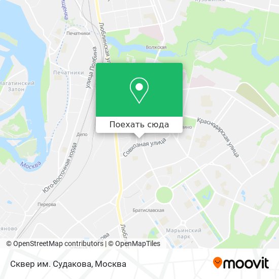 Карта Сквер им. Судакова