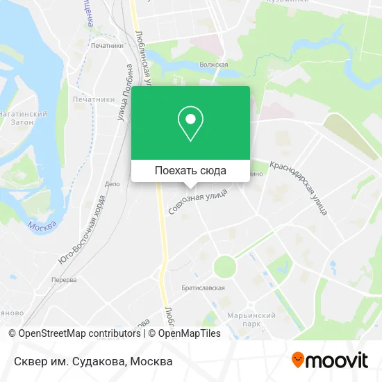 Карта Сквер им. Судакова