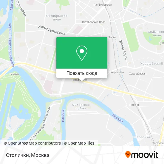 Карта Столички
