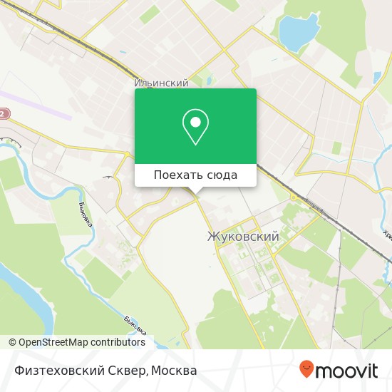 Карта Физтеховский Сквер