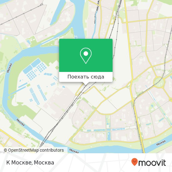 Карта К Москве