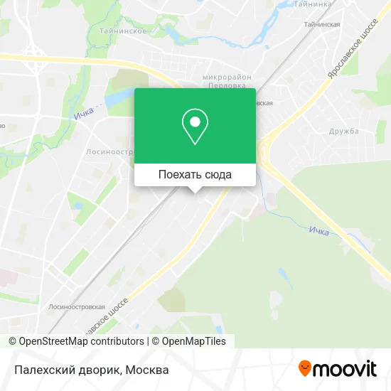 Карта Палехский дворик