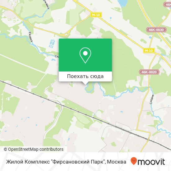 Карта Жилой Комплекс "Фирсановский Парк"