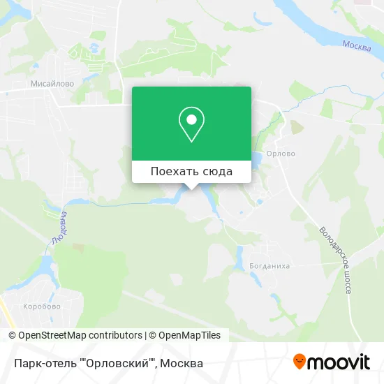 Карта Парк-отель ""Орловский""