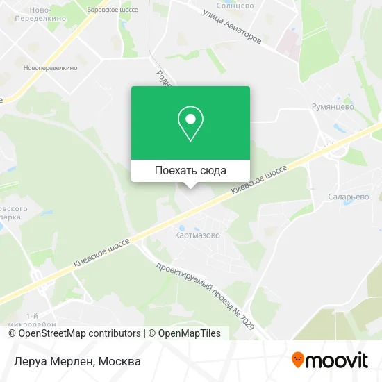 Карта Леруа Мерлен
