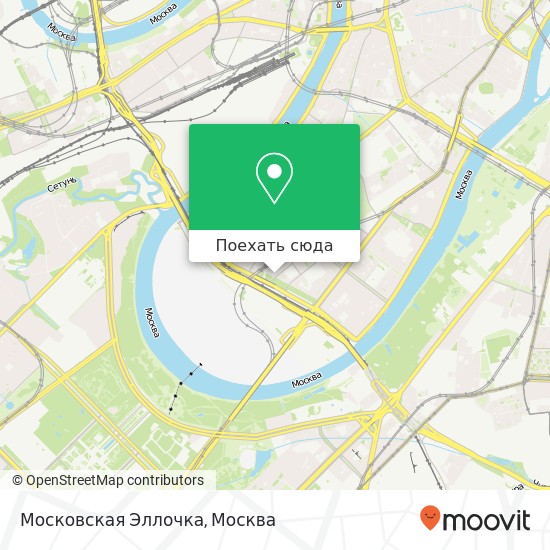 Карта Московская Эллочка