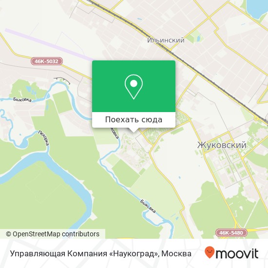 Карта Управляющая Компания «Наукоград»