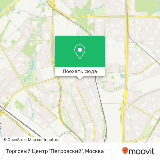 Карта Торговый Центр "Петровский"