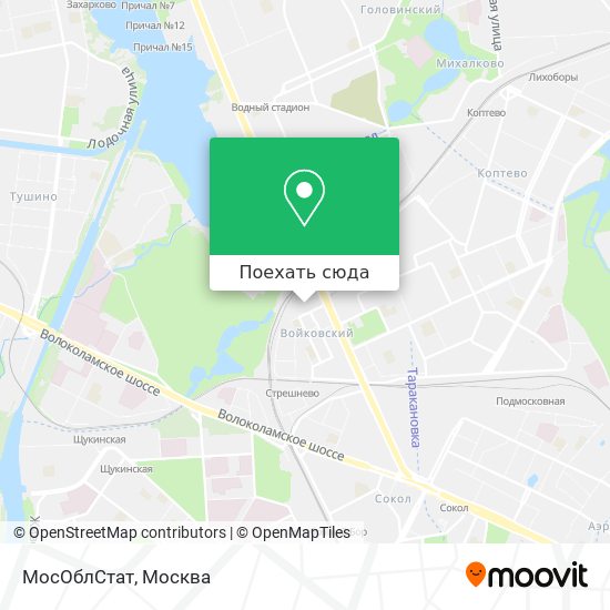 Карта МосОблСтат