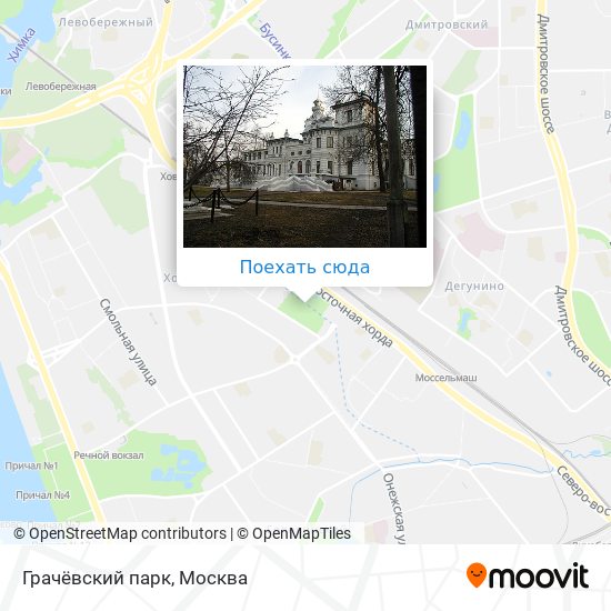 Карта Грачёвский парк