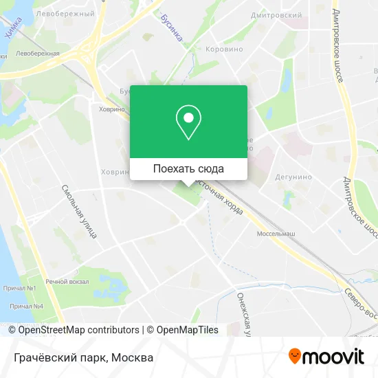 Карта Грачёвский парк