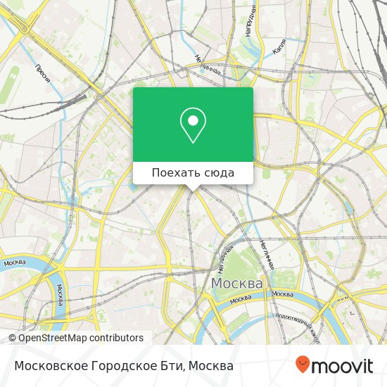 Карта Московское Городское Бти