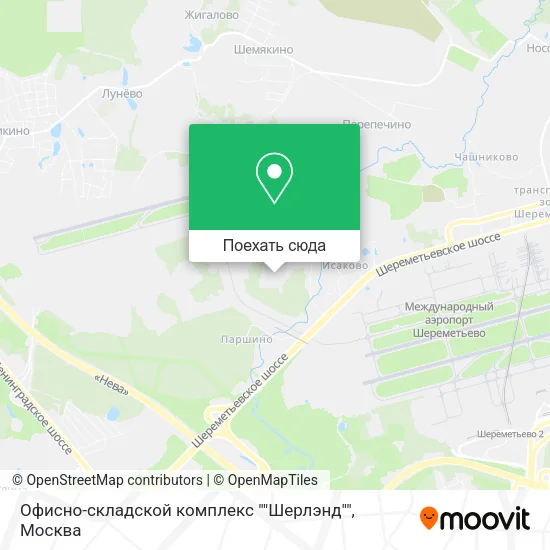 Карта Офисно-складской комплекс ""Шерлэнд""