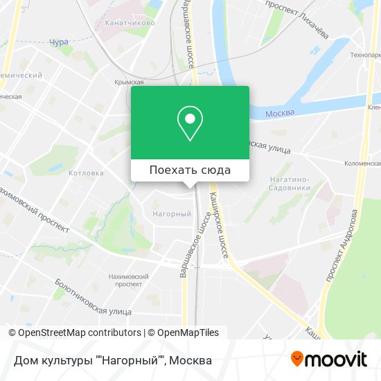 Карта Дом культуры ""Нагорный""