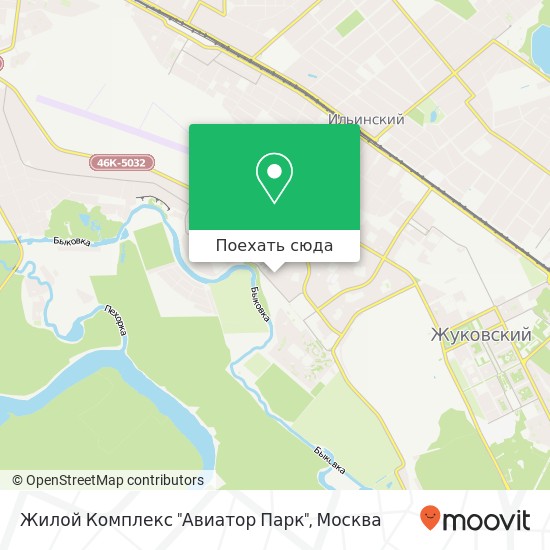 Карта Жилой Комплекс "Авиатор Парк"