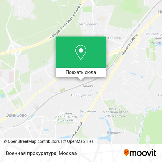 Карта Военная прокуратура