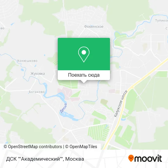 Карта ДСК ""Академический""