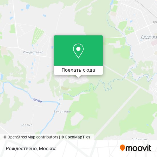 Карта Рождествено