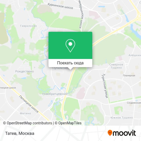 Карта Татев