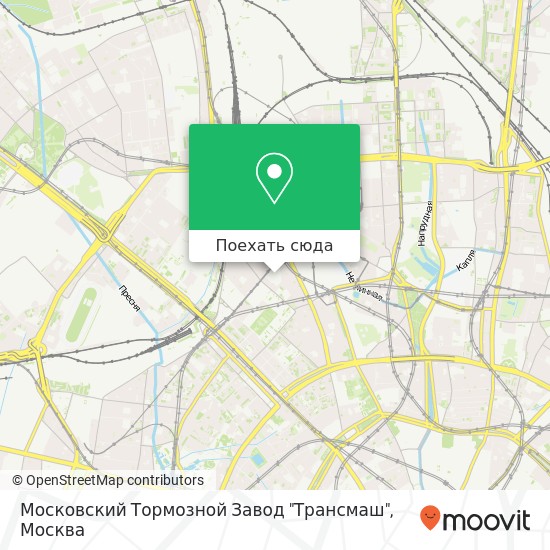 Карта Московский Тормозной Завод "Трансмаш"