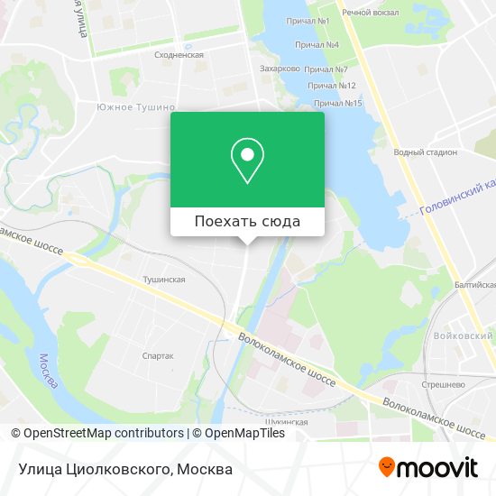 Карта Улица Циолковского