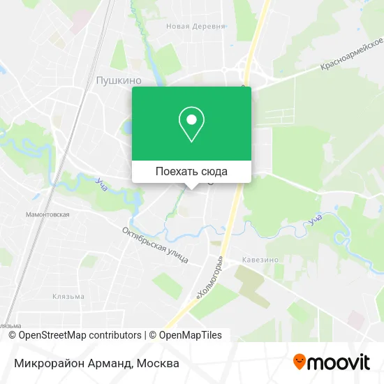Карта Микрорайон Арманд