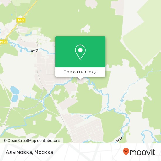 Карта Алымовка