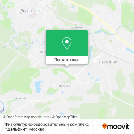 Карта Физкультурно-оздоровительный комплекс ""Дельфин""