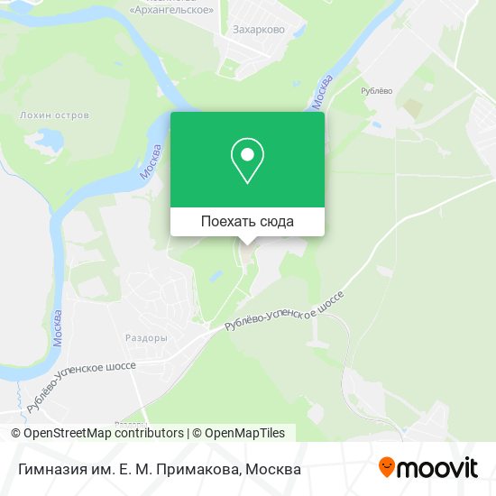Карта Гимназия им. Е. М. Примакова