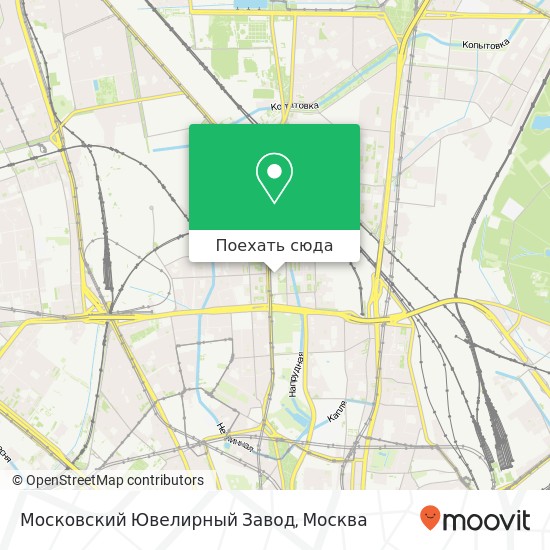 Карта Московский Ювелирный Завод