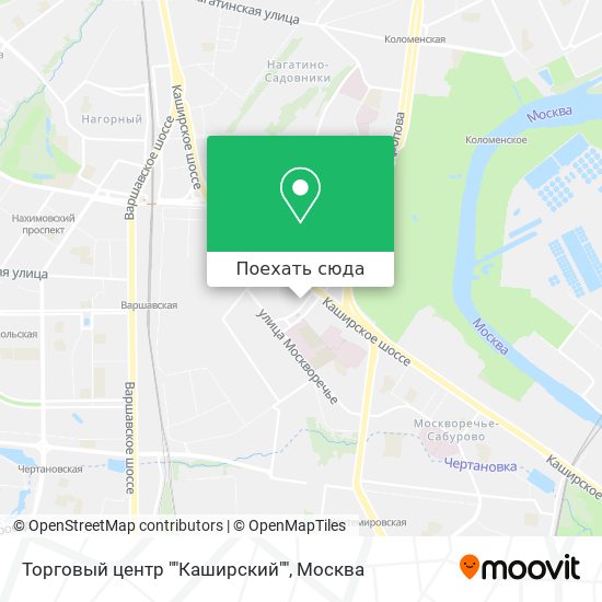 Карта Торговый центр ""Каширский""