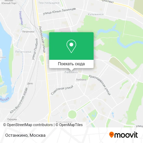 Карта Останкино