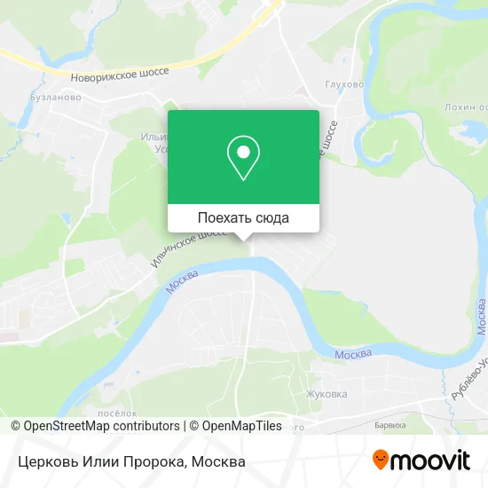 Карта Церковь Илии Пророка
