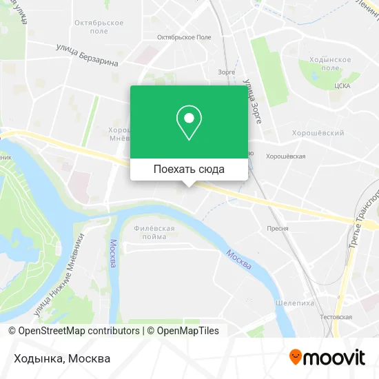 Карта Ходынка