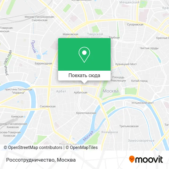 Карта Россотрудничество