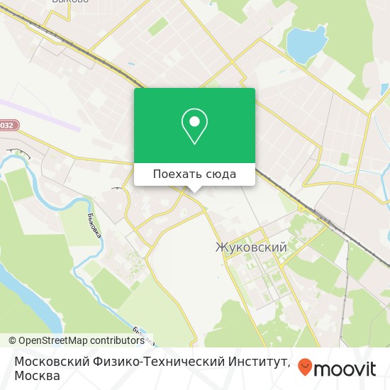 Карта Московский Физико-Технический Институт